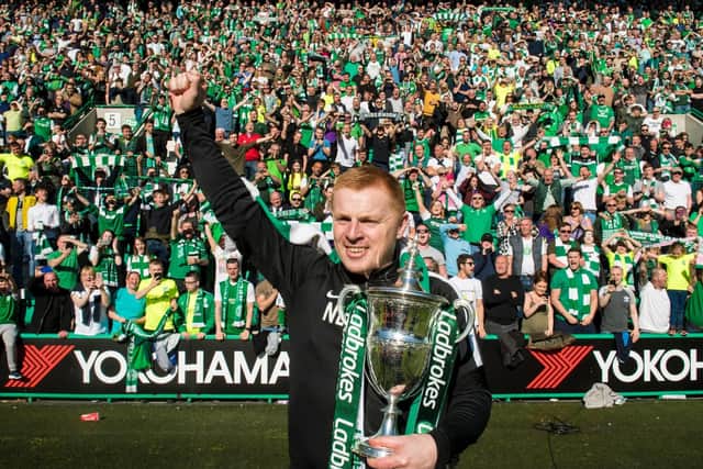 Led Hibs back to the Premiership and enjoyed a European run in 2018. Left with 59 wins from 123 games, 40 draws and 24 losses and a 47.97% win rate