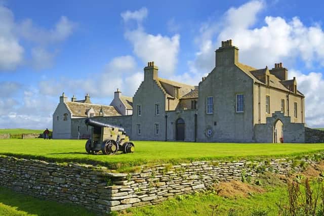 Skaill House is built in the periphery of neolithic settlement Skara Brae. The property is thought to be built on an ancient burial ground with visitors reporting sightings of ghostly figures in Skaill House itself.