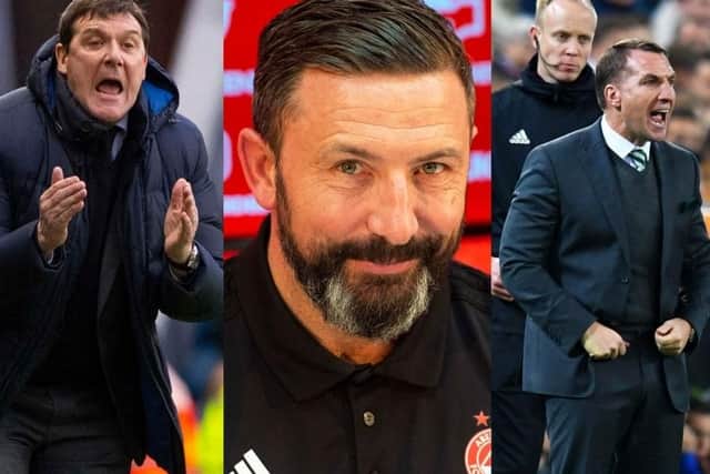 Tommy Wright, Derek McInnes and Brendan Rodgers are three of the longest reigning managers in the SPFL