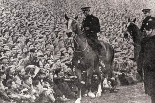 The record for a Hibs home fixture was set in 1950 against Hearts