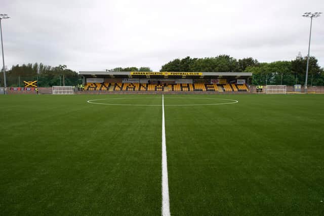 The Galabank stadium's record attendance came during a league two fixture against Rangers in 2012. The match finished 0-0