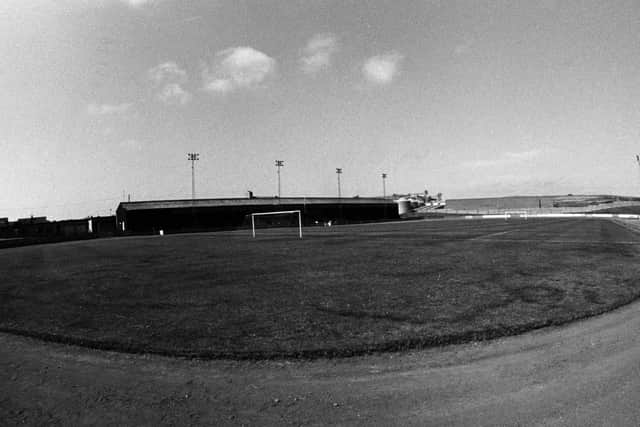 Over 13,000 crammed into Shielfield Park to watch Berwick Rangerstake on Rangers in 1967. The Black and Golds earned a 1-0 victory over Rangers in one of the biggest ever Scottish Cup upsets