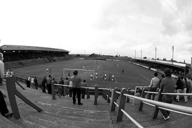 Falkirk's record attendance was set at Brockville Park during a Scottish Cup tie with Celtic in 1953