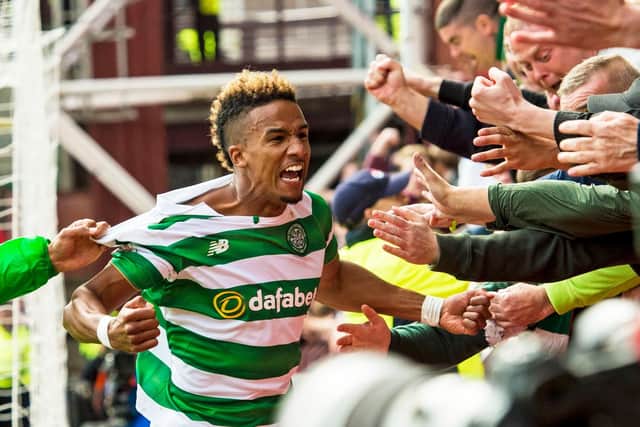 Scott Sinclair fires the winner to get Celtic's league season up and running.