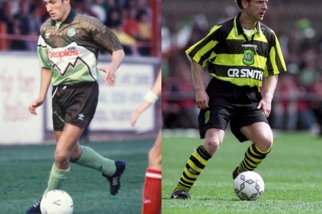 Some Celtic kits from years gone by can now fetch an impressive amount of money on online auction sites such as Ebay