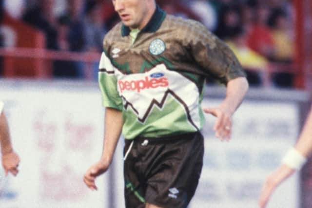 Sold for: 115. Modelled by John Collins, this lesser-spotted away kit from Celtic is highly sought after with one fan paying over 100 for one listing.