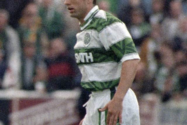 Sold for: 142. The Celtic side of 1993/94 might not be so fondly remembered by the green half of Glasgow, but this strip has certainly proven popular.