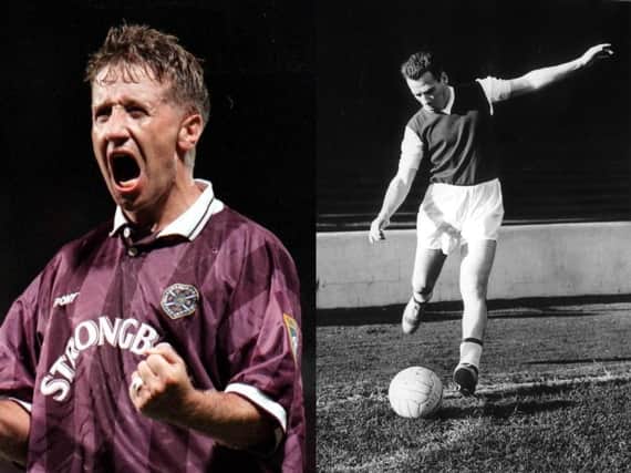 Hearts and Hibs' all-time goalscorers, John Robertson and Lawrie Reilly, have both scored over 200 goals for their clubs