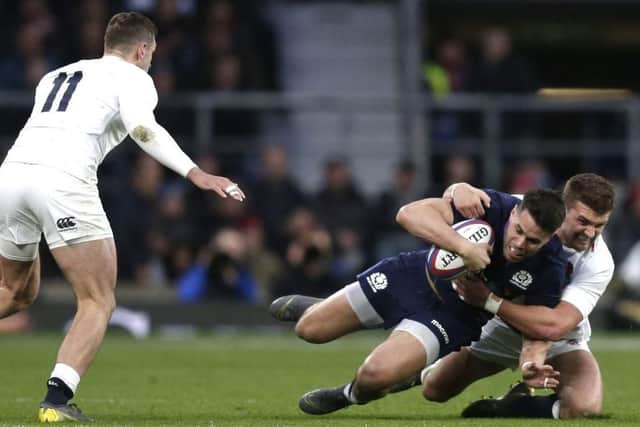 Partly at fault for Ireland's opening try. Injury while playing for Saracens saw him miss the Wales game before he stepped in impressively at full-back in the Calcutta 
Cup epic
