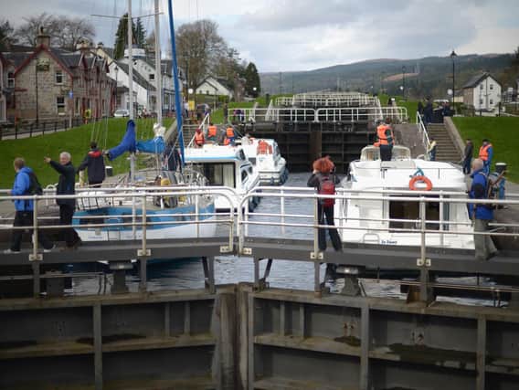 Part of the Caledonian Canal