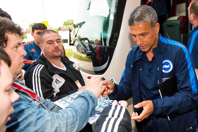 Currently managing Brighton & Hove Albion.