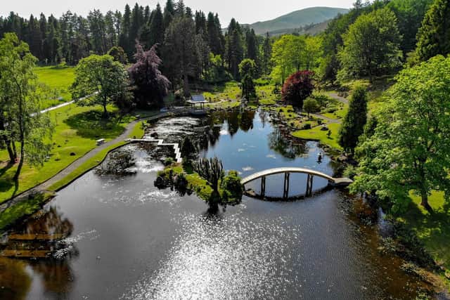 The fascinating Japanese Gardens at Cowden Castle can be found close to the fourth stop on the route, Yetts o' Muckhart. The gardens and tea room are open Wednesday to Sunday.