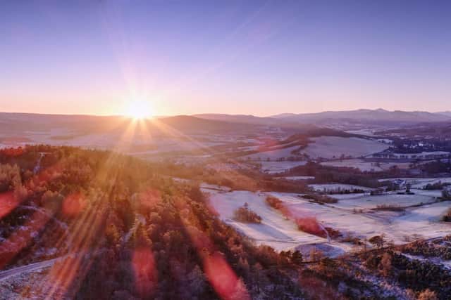 The next stretch will take you through Strathearn (pictured) on the way to Crieff.