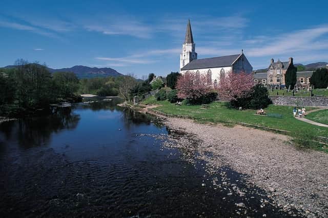 The quaint town of Comrie is definitely worth a look and has a good selection of shops and places to eat, including cafe and deli Hansen's Kitchen.