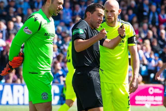 Once more referees made some very unusual decisions with Andrew Dallas, Kevin Clancy and Colin Steven all making calls that were questioned.