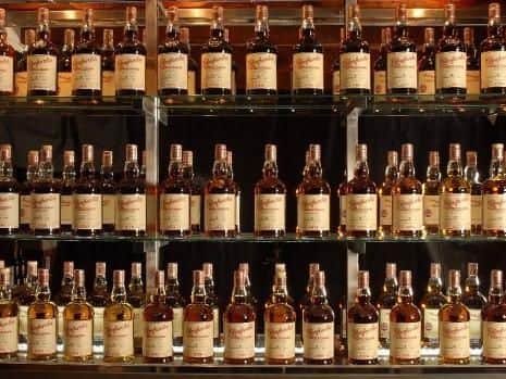 Constructed in 1896, the Mash Tun has an impressive range of Glenfarclas bottling - a unique collection of 47 single cask whiskies, with one for each consecutive year from 1952 to 1998.