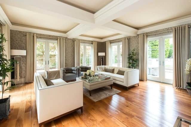 The home has been tastefully decorated throughout.