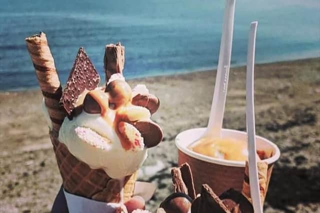 A waterfront institution, Aunty Bettys holds a prime spot in Stonehaven, from where it serves ice-creams and snacks. The ice-cream spans regular flavours such as Mint Choc Chip and more adventurous flavours such as Irn-Bru.