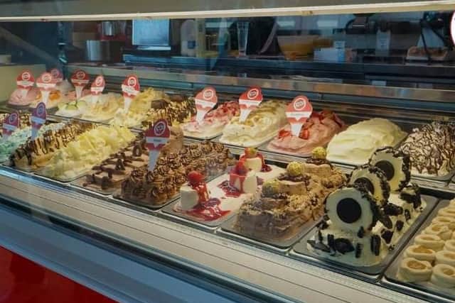 Crolla's on The Shore in Leith serves delicious, traditional Italian gelato ice cream.