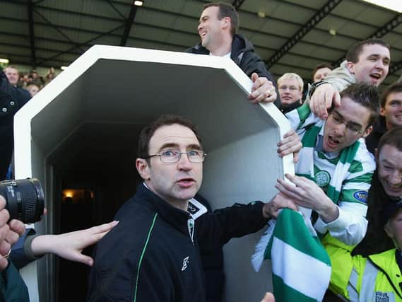 Where does ex-Celtic manager Martin O'Neill rank?