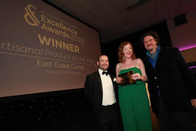East Coast Cured of Edinburgh won the award for their Porcini & Truffle Salami.