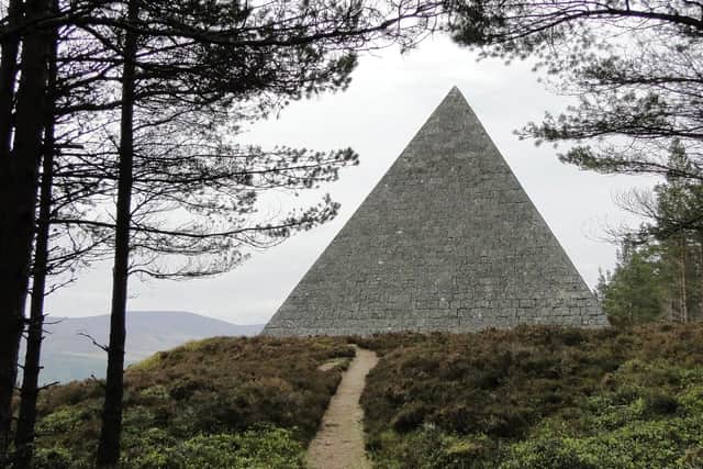 There are 11 memorial cairns on the Balmoral Estate, most which celebrate the marriages of Queen Victoria's children. The Prince Albert cairn was created following the death of the monarch's beloved husband. PIC: Creative Commons.