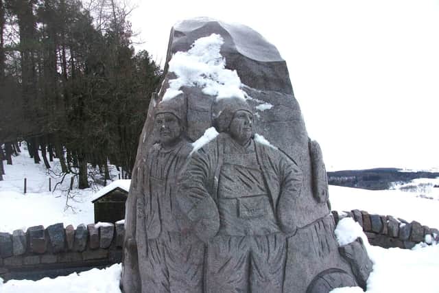This sculpture marks the 100th anniversary of the Terra Nova expedition to the Antarctic. Chief scientist Edward Wilson studied grouse in the glen  with Captain Scott visiting on several occasions to test out expedition kit. PIC: Bruce Walker Sculptures.