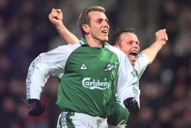 The Hibs hero and former manager was part of the Marseille team that won the first European Cup after the Champions League rebrand in 1993.