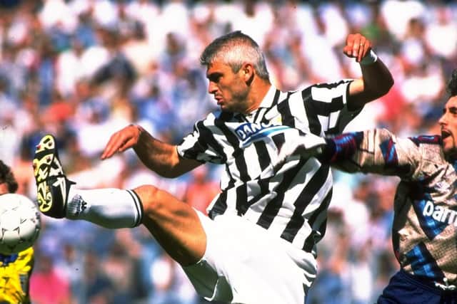 Ravanelli netted the opener in the 1-1 draw before being substituted later in the match. He would later play in Scottish football during a brief spell at Dundee.