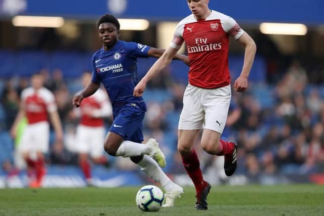 Released by Arsenal, the Scottish youth international is a huge Rangers fan.