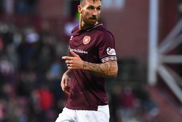 His mid-season arrival was hyped up. Within a couple of outings Craig Levein was critical of the player's fitness and barely seen.