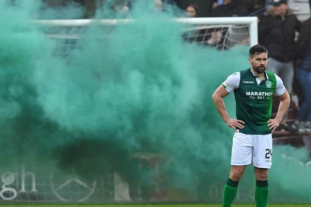 Hibs moved up a place in the "pyro table", with four more incidents recorded in 2018/19, increasing from 6 to 10.