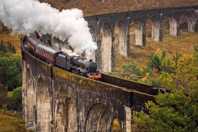 Winding its way majestically through the Glen Shiel region, the viaduct has become famous due to its starring role in the Harry Potter films.