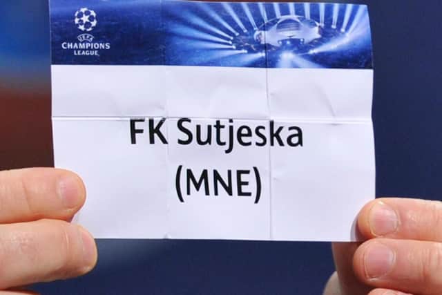 FK Sutjeska, based in the city of Niksic, entered the Champions League after winning their fourth Montenegrin First League title