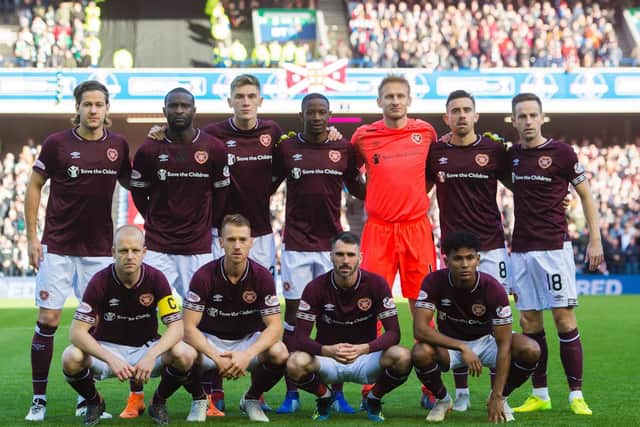 Hearts had an experienced spine after the season previously where a lot of youngsters were relied upon.