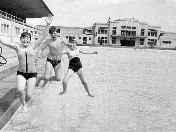 Children enjoy Edinburgh's Portobello outdoor swimming pool in 1965. Picture: JPIMedia