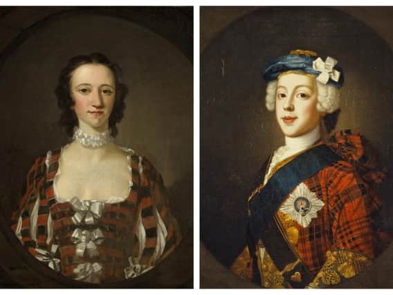 Portraits of Prince Charles Edward Stuart, by William Mosman and Jacobite heroine Flora Macdonald, by Richard Wilson, will form part of the exhibition that looks at the impact of the risings on Perthshire and its people. PIC:  National Galleries of Scotland.