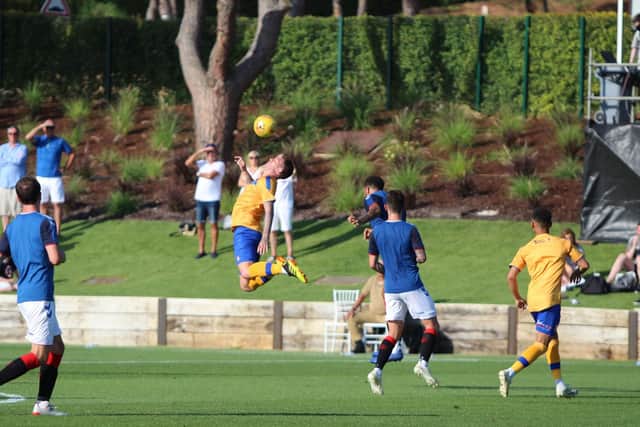 Rangers v Mansfield Town pre-season friendly