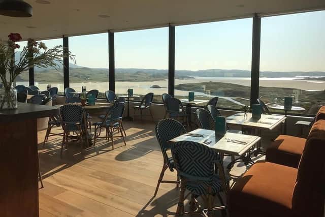 Dubbed "a restaurant with a view", Uig Sands overlooks the amazing Uig bay on the west coast of the Isle of Lewis. Alongside the incredible restaurant is their shop, which allows you to buy award winning Scottish smoked salmon.