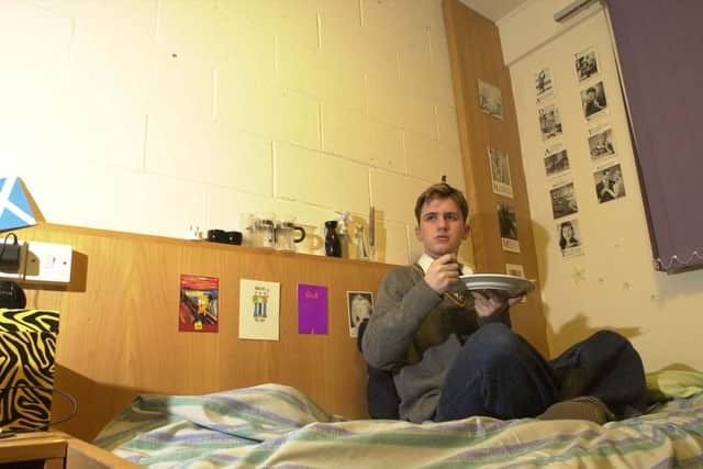 Postcards on walls were a classic touch.