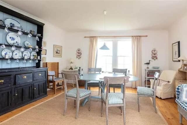 As well as space to dine in the kitchen, there's a formal dining room.