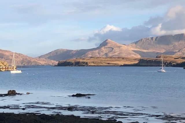 There are no cars on the island of Canna. The lack of pollution means stargazing can be incredible. You may see golden eagles circling above, puffins and razorbills on the cliffs, or dolphins and whales in the ocean.