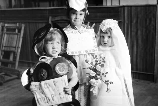 A fancy dress contest at Whitecraig Gala Day in 1965.