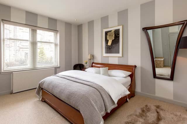 One of the four bedrooms.