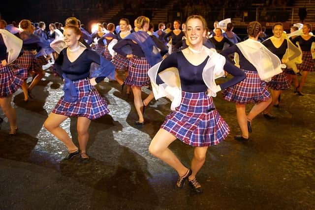 Australian Ozscot Highland dancers in 2004.