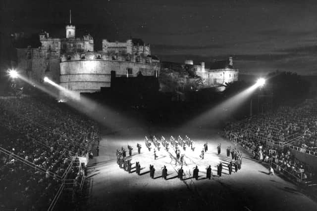 A performance during the 1963 Royal Edinburgh Military Tattoo.
