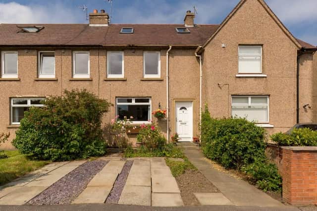 The average house price for EH4 is GBP342,638. This two bed terraced house on Drum Brae Drive is for sale for offers over GBP199,999.
