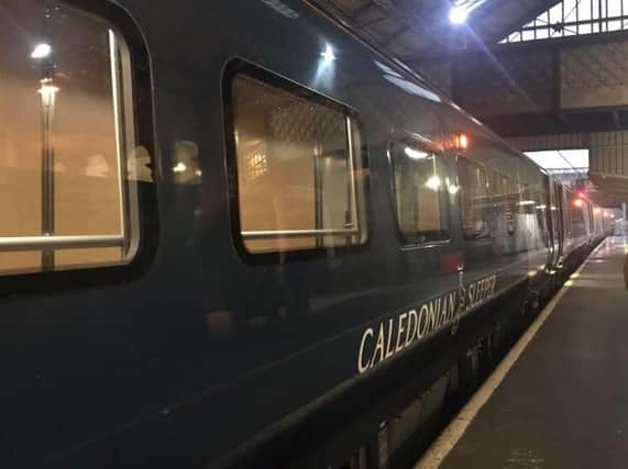 The Caledonian Sleeper at Preston Station this morning. PicL Lois Lane/Twitter