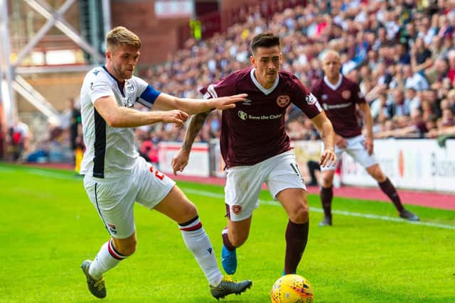 The attacker wasn't the only poor performer for Hearts but once again offered very little in a creative sense when (once again) Hearts were devoid of creativity.