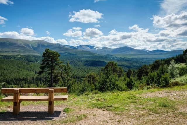 Visit Scotland says: "Mother Nature dealt the Cairngorms a hand full of aces." Boasting five of the UK's highest mountains, 55 Munros, huge forests of ancient native trees, waterfalls and wildlife.